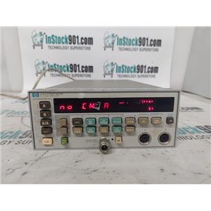 HEWLETT PACKARD HP 438A POWER METER 1.00Mw 50 MHz