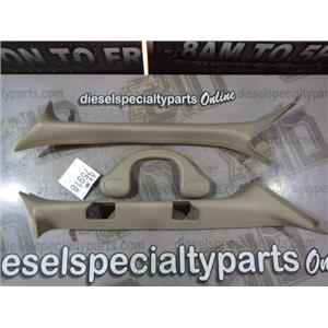 2000 2001 2002 FORD F350 F250 XLT 4X4 OEM A-PILLAR COVERS GRAD HANDLES (TAN) SET