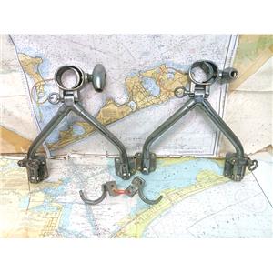 Boaters' Resale Shop of TX 2504 1147.07 LEE'S WISHBONE OUTRIGGER BASES FOR PARTS