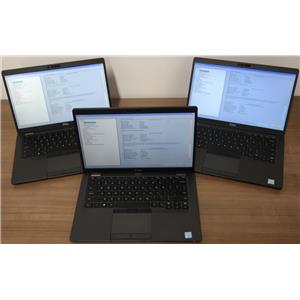 Lot 3 Dell Latitude 5401 i7-9850H 2.60GHz 16GB RAM 512GB SSD 14in FHD READ PLS !