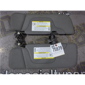 2001 2002 CHEVROLET SLT 2500 3500 OEM INTERIOR SUN VISORS (GRAY) SET