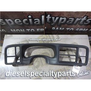 2001 2002 CHEVROLET SLT 2500 3500 6.6 DIESEL AUTO 4X4 OEM INTERIOR DASH GRAPHITE