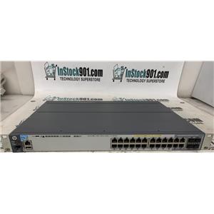 HP 2920-24G PoE+ 24-Port Gigabit Ethernet Switch J9727A Used Reset w Rack Ears