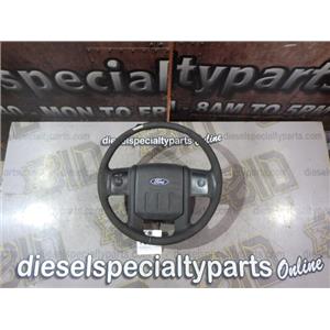 2008 2009 FORD F550 XL 6.4 DIESEL AUTO 4X4 OEM BLACK STEER WHEEL - VERY WORN