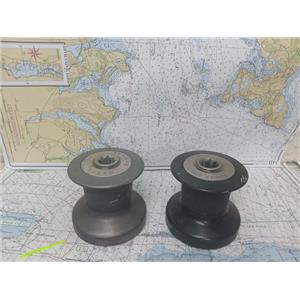 Boaters' Resale Shop of TX 2505 1803.04 LEWMAR 7 SINGLE SPEED PAIR OF WINCHES