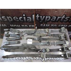 2008 2009 DODGE 3500 2500 SLT 6.7 DIESEL AUTO 4X4 QUAD CAB SEAT BELTS (SET) GRAY