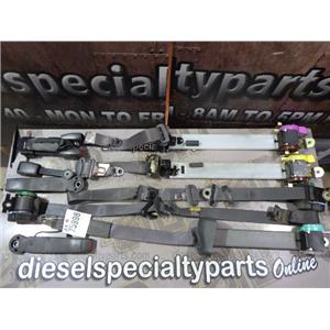 2003 2004 CHEVROLET 2500 3500 SLT CREWCAB OEM INTERIOR SEAT BELTS (CHARCOAL)