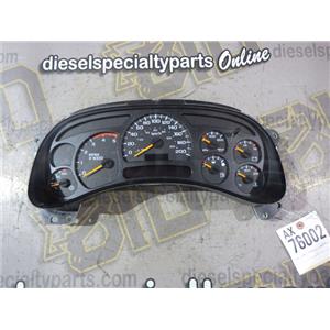 2003 2004 CHEVROLET 2500 3500 SLT 6.6 LB7 DIESEL AUTO 4X4 GAUGE CLUSTER KMH