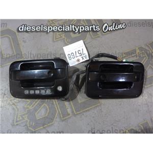 2009 2010 FORD F150 LARIAT 5.4 AUTO 4X4 OE EXTERIOR DOOR HANDLES (PAINTED) BLACK
