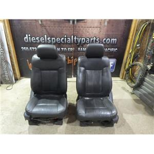 2009 2010 FORD F150 LARIAT EXTENDED CAB FRONT (BLACK) LEATHER SEATS - FULL POWER