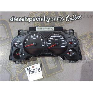 2008 2009 CHEVROLET 3500 SLT EXT CAB 6.6 LMM DIESEL AUTO 4X4 GAUGE CLUSTER OEM