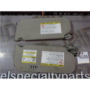 2008 2009 FORD F350 LARIAT 6.4 DIESEL AUTO 4X4  SUN VISORS - BEIGE - SET OEM
