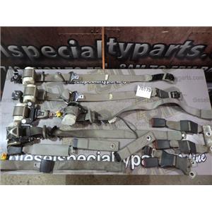 2008 2009 FORD F350 LARIAT 6.4 DIESEL AUTO 4X4 SEAT BELT SET - OEM - STONE
