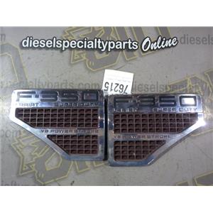 2008 2009 FORD F350 LARIAT 6.4 DIESEL AUTO 4X4 FORD F350 LARIAT EMBLEMS ( 2 )