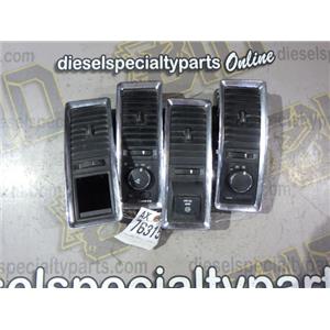 2011 2012 DODGE 3500 LARAMIE 6.7 DIESEL G56 CHROME DASH VENTS ( SET OF 4 ) OEM