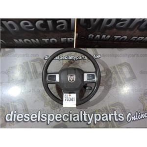 2011 2012 DODGE 3500 LARAMIE 6.7 DIESEL G56 STEERING WHEEL DARK BROWN OEM