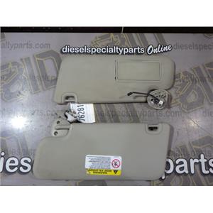2010 2011 DODGE 3500 LARAMIE 6.7 DIESEL AUTO 4X4 SUN VISORS ( 2 ) GREY COLOR OEM