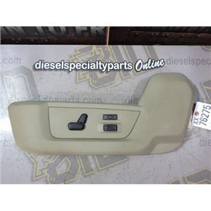 2010 2011 DODGE 3500 LARAMIE 6.7 DIESEL AUTO 4X4 DRIVER SIDE SEAT TRIM  SWITCHES