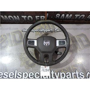 2010 2011 DODGE 3500 LARAMIE 6.7 DIESEL AUTO 4X4 LEATHER STEERING WHEEL - WORN