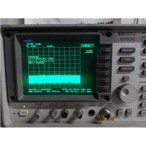 Hewlett Packard 8563E Spectrum Analyzer 9kHz-26.5GHz