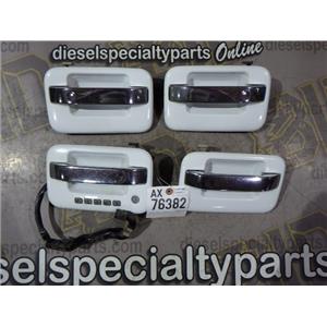 2011 2012 FORD F150 LARIAT 3.5 ECO BOOST AUTO 4X4 PAINTED DOOR HANDLES - WHITE