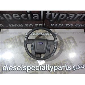 2011 2012 FORD F150 LARIAT 3.5 ECO BOOST AUTO 4X4 STEERING WHEEL - BROWN - OEM