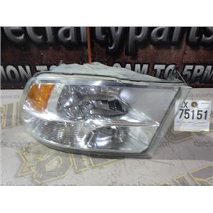 2010 2011 DODGE 1500 LARAMIE 5.7 HEMI AUTO 4X4 QUAD CAB PASSENGER SIDE HEADLIGHT