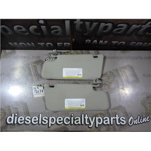 2010 2011 DODGE 1500 LARAMIE 5.7 HEMI AUTO 4X4 SUN VISOR SET - BEIGE COLOR  OEM