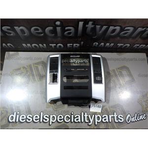 2010 2011 DODGE 1500 LARAMIE 5.7 HEMI AUTO 4X4 CENTER DASHBOARD CONSOLE - TRUCK