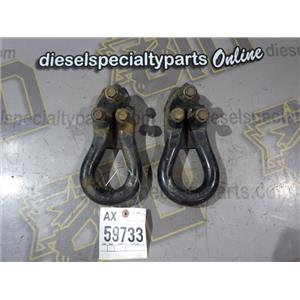 2003 2004 FORD F350 F250 XL 6.0 DIESEL ZF6 4X4 CREWCAB TOW HOOKS ( SET OF 2 )