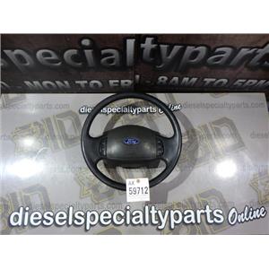 2003 2004 FORD F350 F250 XL 6.0 DIESEL ZF6 4X4 STEERING WHEEL - CRUISE BLACK