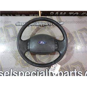 2003 2004 FORD F350 F250 XLT 6.0 DIESEL AUTO 4X4 STEERING WHEEL OEM