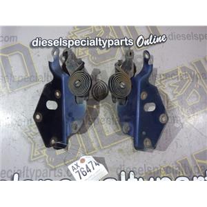 2001 - 2002 CHEVROLET 2500HD 6.6 DIESEL AUTO 4X4 HOOD HINGES PAIR - BLUE OEM