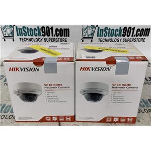Lot of 2 HIKVISION DS-2CD2712FWD-IS 2.8-12mm VF IR Dome Camera Factory Sealed