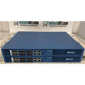 Lot 2 Palo Alto Network Security Firewall PA-820 w/Ears + Tested + Power Cord