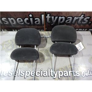 2001 2002 CHEVROLET 2500 3500 6.6 DIESEL AUTO 4X4 CLOTH HEAD RESTS (4) CHARCOAL