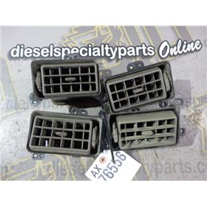 1999 2000 FORD F350 LARIAT 7.3 DIESEL AUTO 4X4 HVAC DASH VENTS - BROWN SET OF 4