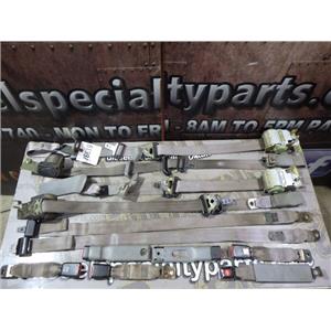 2000 2001 2002 FORD F350 XLT 7.3 DIESEL ZF6 4X4 CREWCAB OEM SEAT BELTS (GRAY)SET