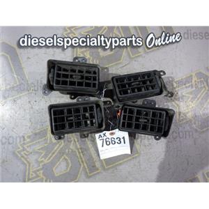 2000 2001 2002 FORD F350 XLT 7.3 DIESEL ZF6 4X4 CREWCAB DASH VENTS ( 4 ) BLACK