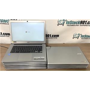 Lot 10 Acer ChromeBook 14 CB3-431 Atom x5 e8000 1.04GHz 4gb RAM 32gb SSD 14" HD