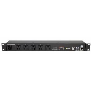 Synaccess NP-0501DU NetBooter 1U Switch & Meter PDU 120VAC 15A 5x NEMA 5-15R