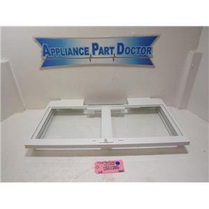 GE Refrigerator WR71X42037 WR71X29577 Meat Pan Cover w/Glass Used