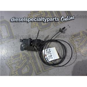 2014 2015 DODGE 1500 LARAMIE 5.7 HEMI AUTO 4X4 QUAD CAB HOOD LATCH WITH CABLE