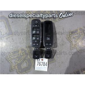 2014 2015 DODGE 1500 LARAMIE 5.7 HEMI AUTO 4X4 QUAD CAB WINDOW SWITCH SET CHROME