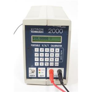 XiTron Technologies 2000 Portable V/A/T DC Calibrator Temperature Source