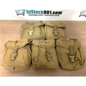 Lot of 5 Invisio X50 Kit with digital in-ear X5 headset puches manuals - AS IS !