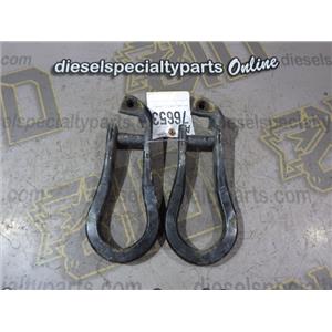 2008 2009 GMC SIERRA 3500 6.6 LMM DIESEL AUTO 4X4 TOW HOOKS ( 2 ) BLACK OEM