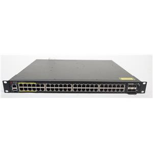 Brocade ICX7450-48P 48 Port Gigabit Poe Switch w/ ICX7400-4X10GF Module