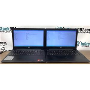 Lot 2 Dell Inspiron 3585 Ryzen 3-2200U 2.50GHz 8gb RAM 256gb SSD 15.6" FHD No OS