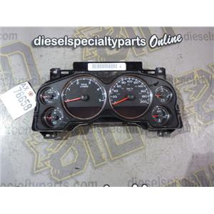 2008 2009 GMC SIERRA 3500 6.6 LMM DIESEL AUTO 4X4 INSTRUMENT CLUSTER 25861672